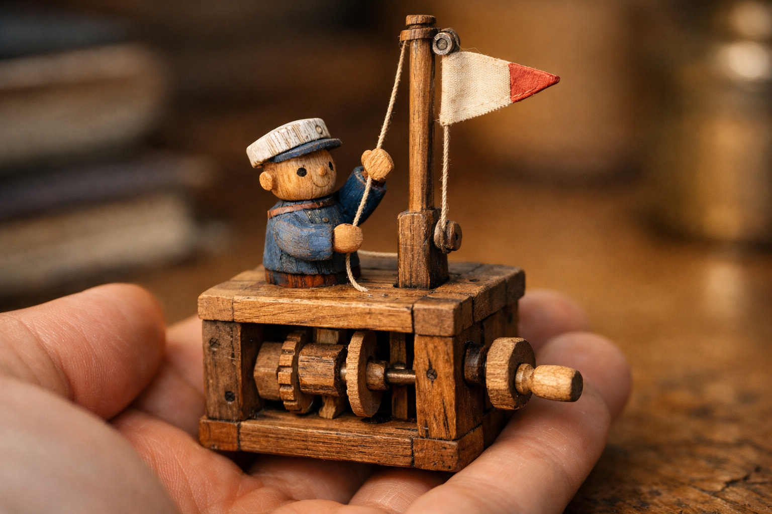 Miniature automaton — desk piece