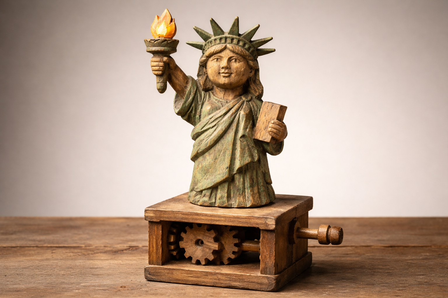 The Statue of Liberty automaton
